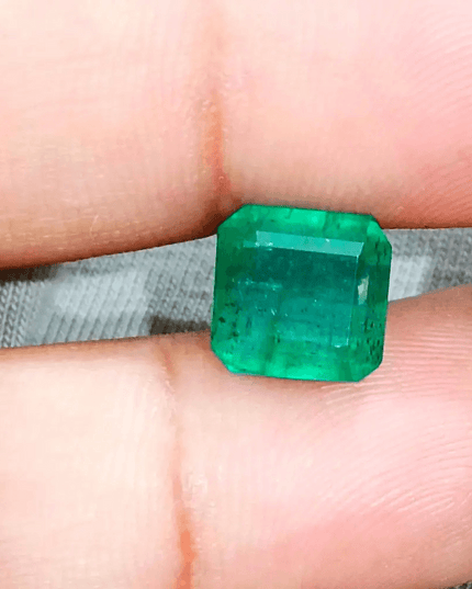5.41ct Zambian Emerald, Natural Gemstone - SMSGEMS 