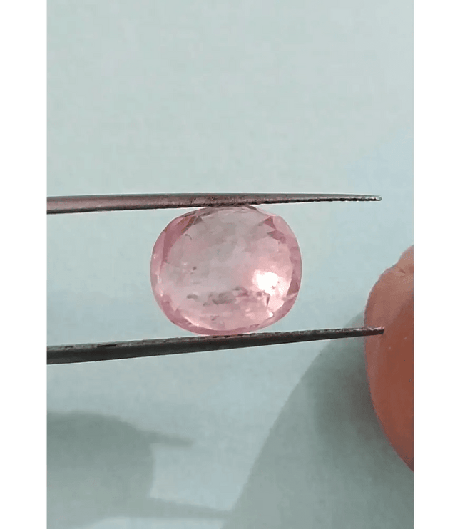 5.73ct Certified Padparadscha Sapphire , 100% Natural Untreated Gem. - SMSGEMS 