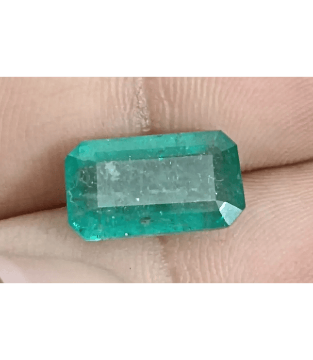 5.80ct Zambian Emerald , Natural Gemstone - SMSGEMS 