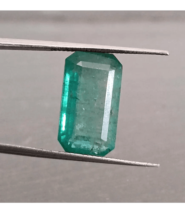 5.80ct Zambian Emerald , Natural Gemstone - SMSGEMS 