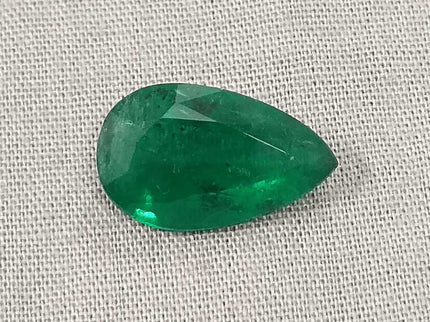 5.81ct Vivid Deep Green Emerald, Natural Earth Mined Gemstone - SMSGEMS 