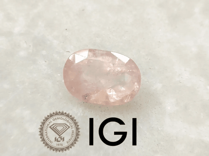 5.83ct IGI Certified Rare Padparadscha Oval Cut Ceylon Sapphire, Natural Earth Mined untreated Gemstone - SMSGEMS 
