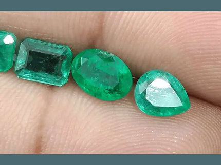 5.92ct Zambian Emerald Parcel, Natural Earth Mined Gemstones - SMSGEMS 