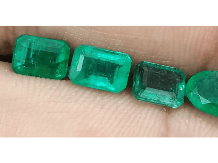 5.92ct Zambian Emerald Parcel, Natural Earth Mined Gemstones - SMSGEMS 