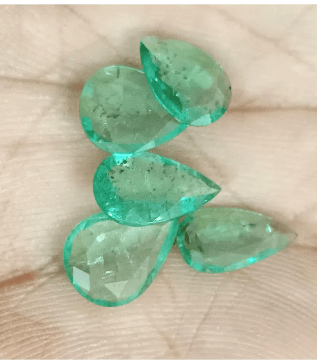 6.16ct Emerald Parcel, 100% Natural Gemstone - SMSGEMS 