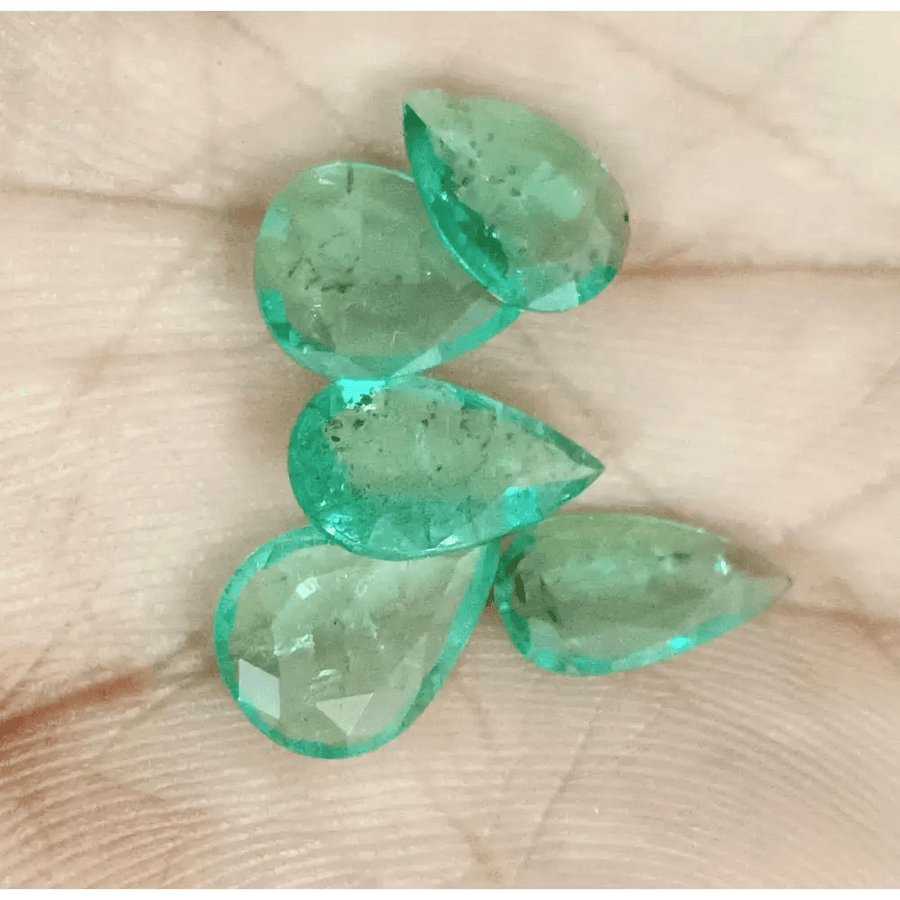 6.16ct Emerald Parcel, 100% Natural Gemstone - SMSGEMS 