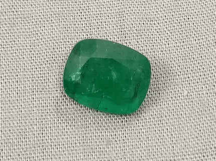 6.42ct Deep Green Emerald, Natural Earth Mined Gemstone - SMSGEMS 