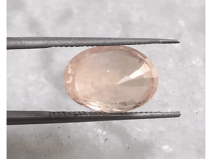 6.44ct Rare Certified Padparadscha Oval Cut Ceylon Sapphire, Natural Earth Mined untreated Gemstone - SMSGEMS 