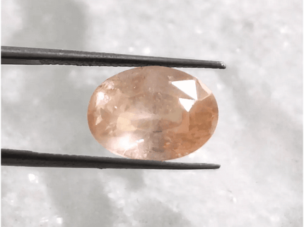 6.44ct Rare Certified Padparadscha Oval Cut Ceylon Sapphire, Natural Earth Mined untreated Gemstone - SMSGEMS 