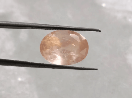6.44ct Rare Certified Padparadscha Oval Cut Ceylon Sapphire, Natural Earth Mined untreated Gemstone - SMSGEMS 