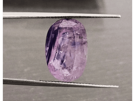 6.54ct Certified Purple Blue Ceylon Sapphire, Natural Earth Mined untreated Gemstone - SMSGEMS 