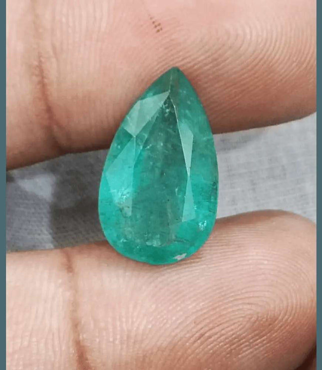6.70ct Zambian Emerald, Natural Gemstone - SMSGEMS 