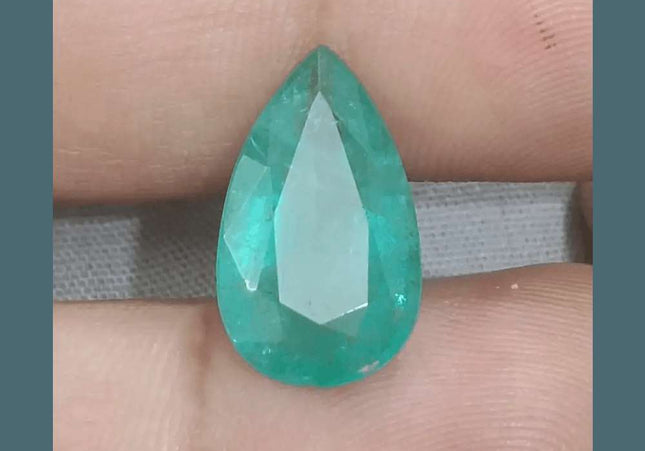 6.70ct Zambian Emerald, Natural Gemstone - SMSGEMS 