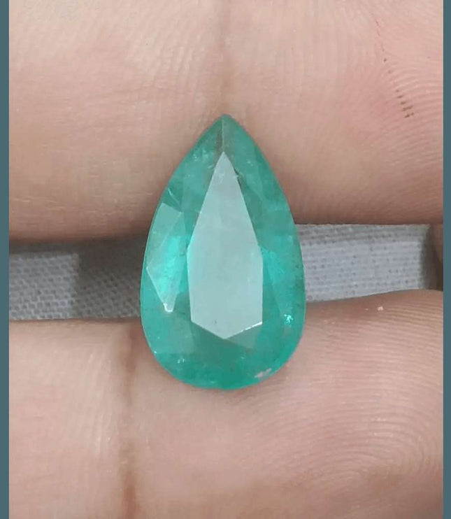 6.70ct Zambian Emerald, Natural Gemstone - SMSGEMS 