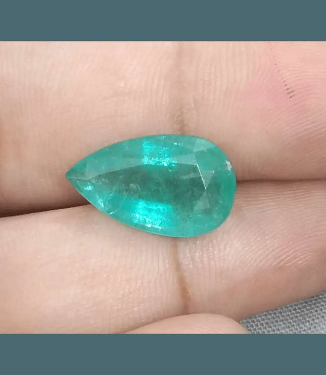6.70ct Zambian Emerald, Natural Gemstone - SMSGEMS 