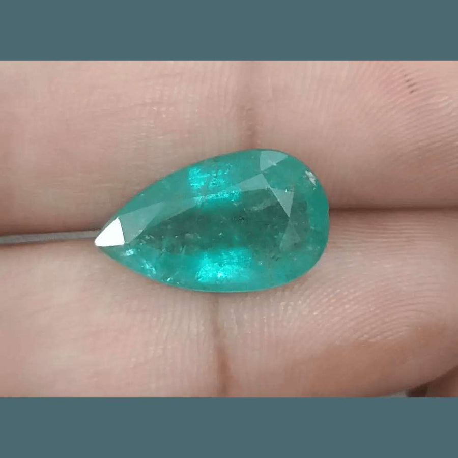 6.70ct Zambian Emerald, Natural Gemstone - SMSGEMS 