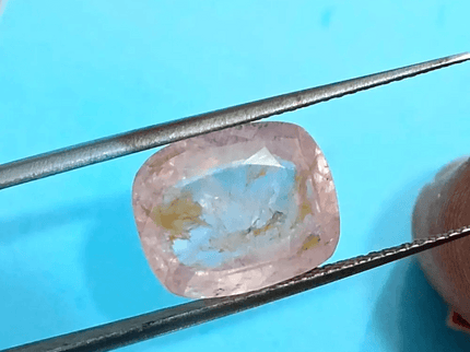 6.71ct IGI Certified Padparadscha Cushion Cut Ceylon Sapphire, Natural Earth Mined unheated Gemstone - SMSGEMS 