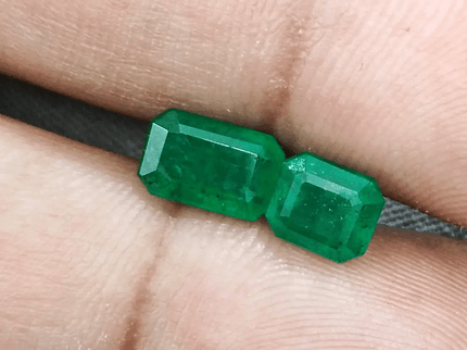 6.87ct Emerarld Parcel, Natural Emeralds - SMSGEMS 