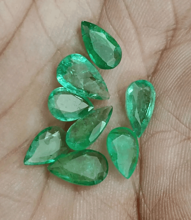 7.5ct Emerald Lot, 100% Natural Gems - SMSGEMS 