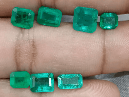 8.51ct Good Quality Emerald Parcel, Natural Gemstones - SMSGEMS 