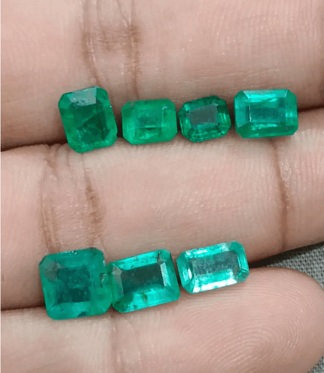 8.51ct Good Quality Emerald Parcel, Natural Gemstones - SMSGEMS 