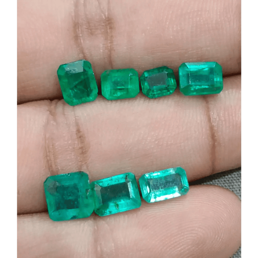 8.51ct Good Quality Emerald Parcel, Natural Gemstones - SMSGEMS 