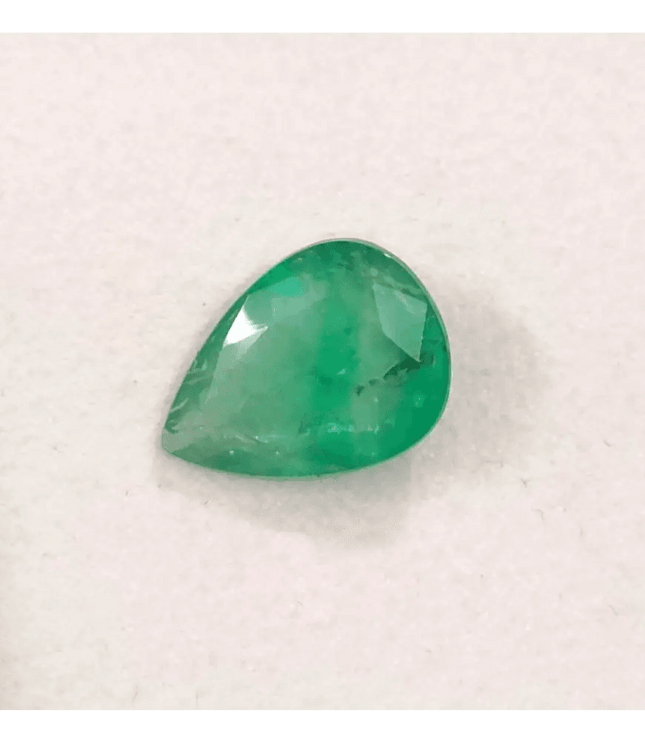 8.60ct Velvet Green Zambian Emerald, Natural Gemstone - SMSGEMS 