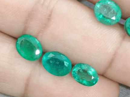 9.36ct Quality Emerald Parcel, Natural Gemstones - SMSGEMS 