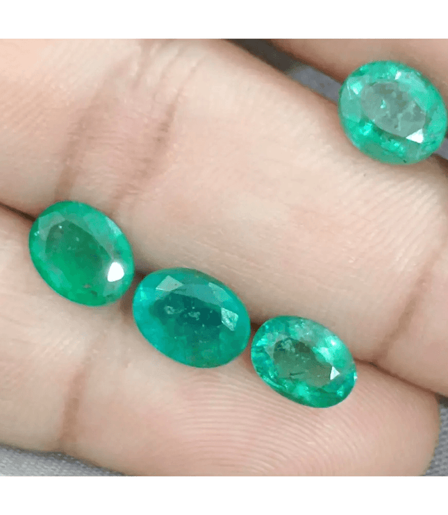 9.36ct Quality Emerald Parcel, Natural Gemstones - SMSGEMS 