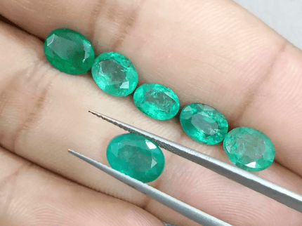 9.36ct Quality Emerald Parcel, Natural Gemstones - SMSGEMS 