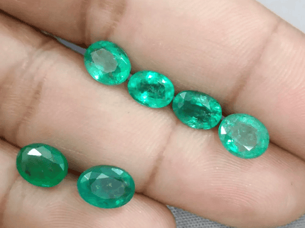 9.36ct Quality Emerald Parcel, Natural Gemstones - SMSGEMS 