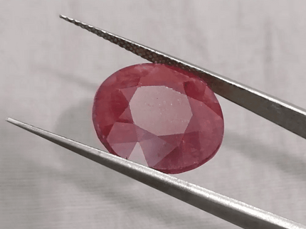 9.41ct African Ruby Natural Earth Mined Gemstone - SMSGEMS 