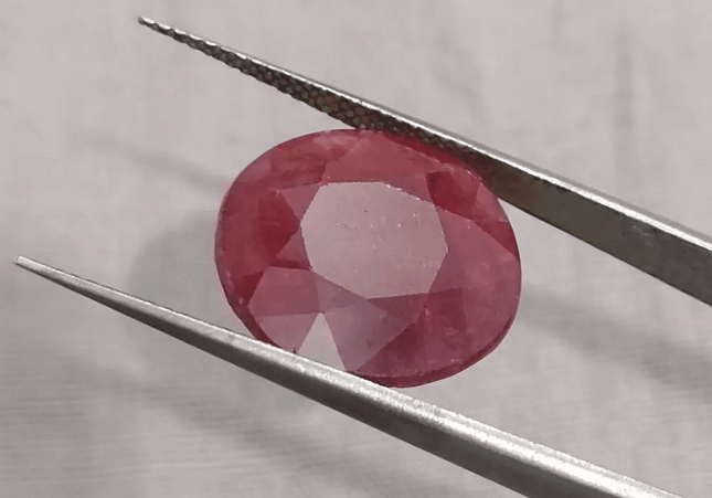 9.41ct African Ruby Natural Earth Mined Gemstone - SMSGEMS 