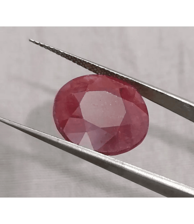 9.41ct African Ruby Natural Earth Mined Gemstone - SMSGEMS 