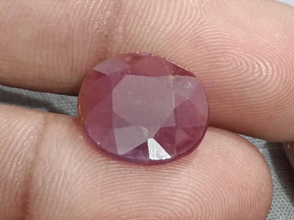 9.41ct African Ruby Natural Earth Mined Gemstone - SMSGEMS 