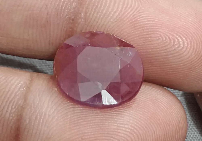 9.41ct African Ruby Natural Earth Mined Gemstone - SMSGEMS 