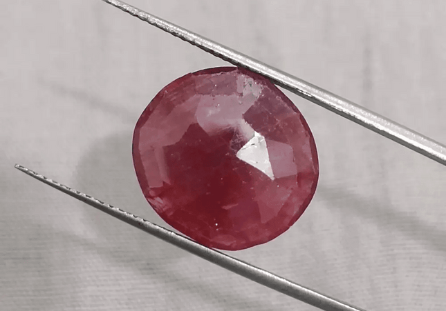 9.41ct African Ruby Natural Earth Mined Gemstone - SMSGEMS 