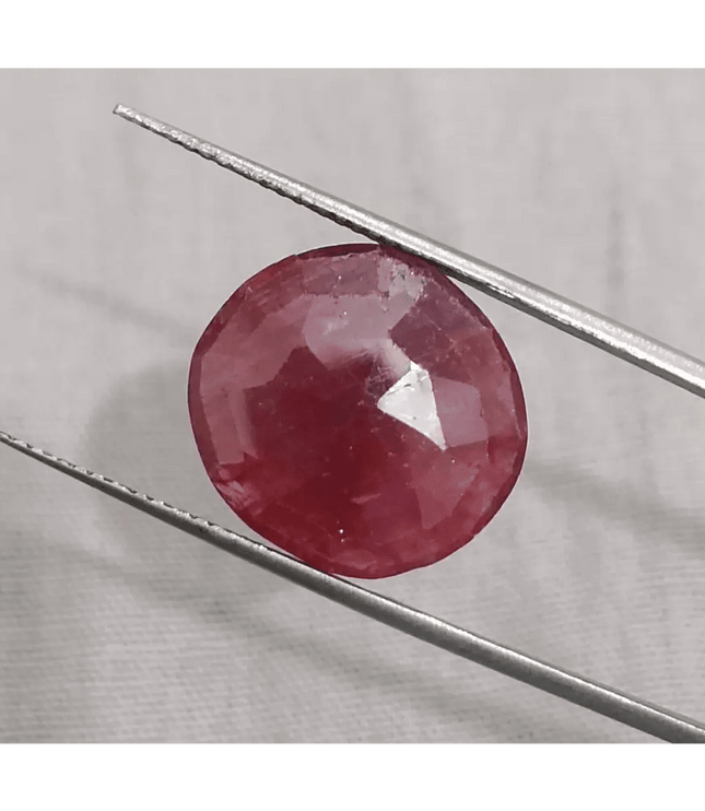 9.41ct African Ruby Natural Earth Mined Gemstone - SMSGEMS 