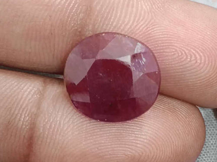 9.41ct African Ruby Natural Earth Mined Gemstone - SMSGEMS 