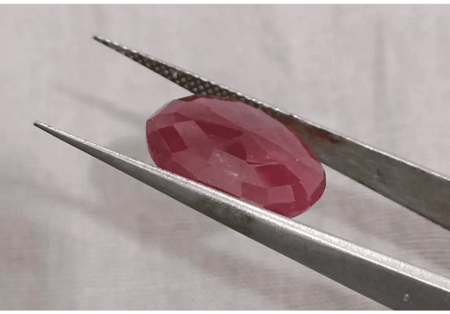 9.41ct African Ruby Natural Earth Mined Gemstone - SMSGEMS 