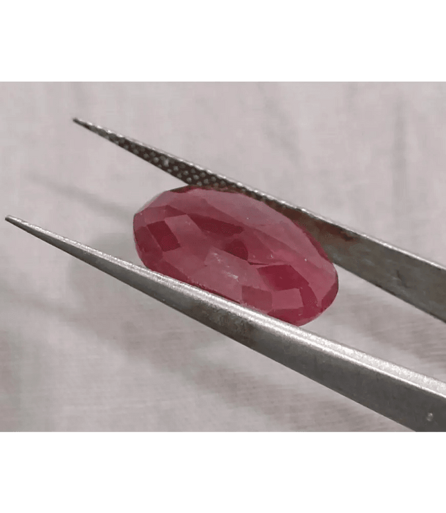 9.41ct African Ruby Natural Earth Mined Gemstone - SMSGEMS 