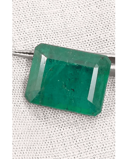 9.63ct Deep Green Zambian Emerald Natural Gemstone - SMSGEMS 