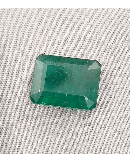 9.63ct Deep Green Zambian Emerald Natural Gemstone - SMSGEMS 