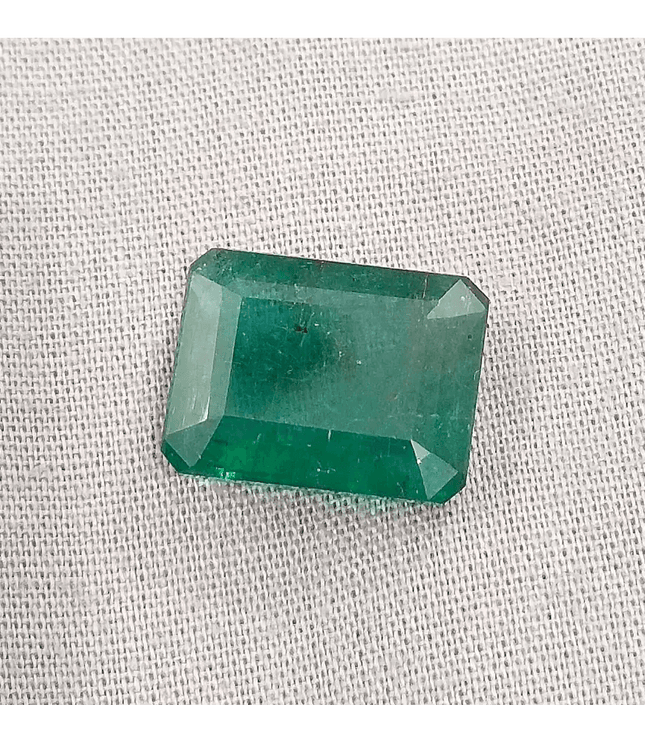 9.63ct Deep Green Zambian Emerald Natural Gemstone - SMSGEMS 