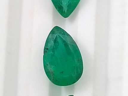 4.54ct Pear cut Natural Swat Emerald parcel.
