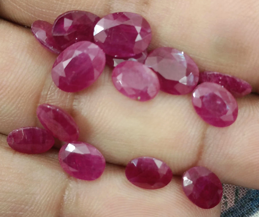 22.38ct Ruby Parcel, Natural untreated Gemstones