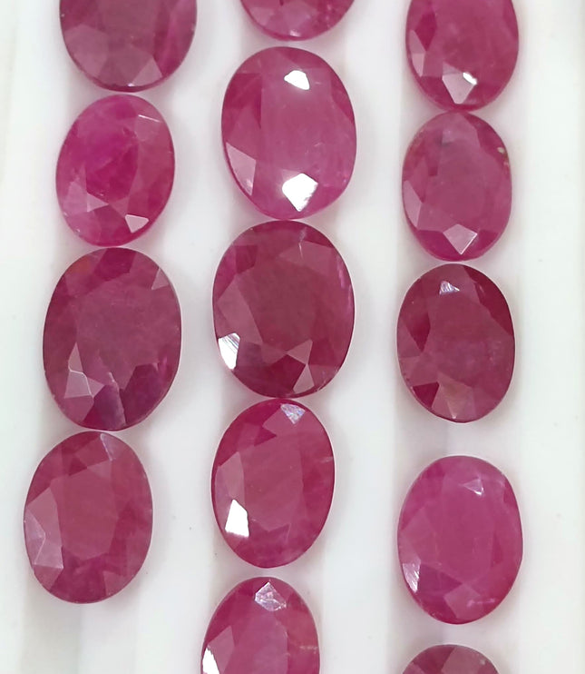 22.38ct Ruby Parcel, Natural untreated Gemstones