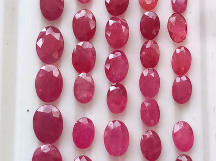 40.37ct Untreated Natural Mozambique Ruby Parcel.
