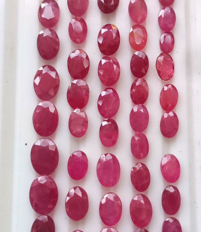 40.37ct Untreated Natural Mozambique Ruby Parcel.