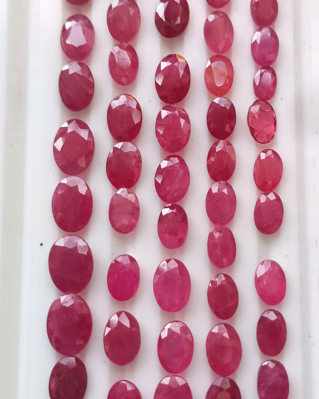 40.37ct Mozambique Ruby Parcel, Natural untreated Gemstones
